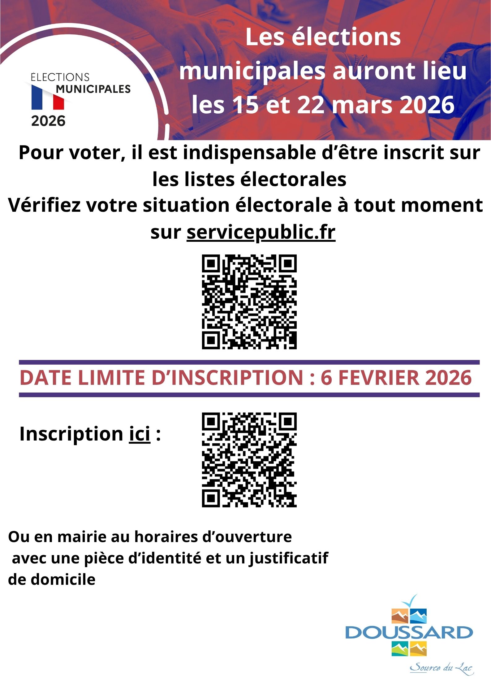 nscription listes électorales