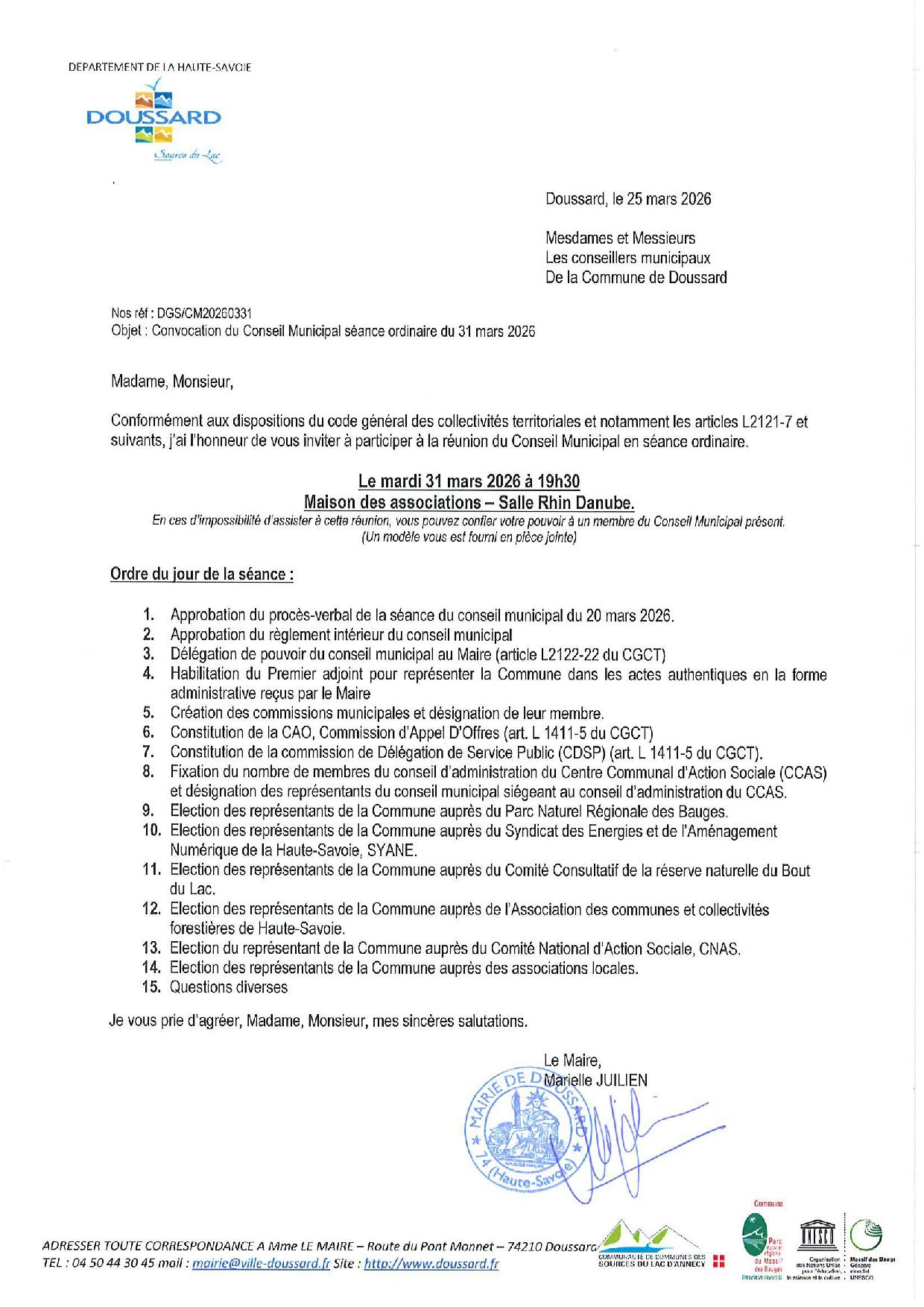 1 -CONVOC CM20260331